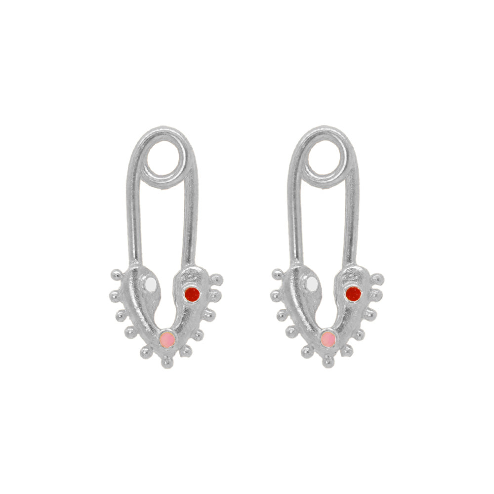 Topos Heart Clip Medium Plata