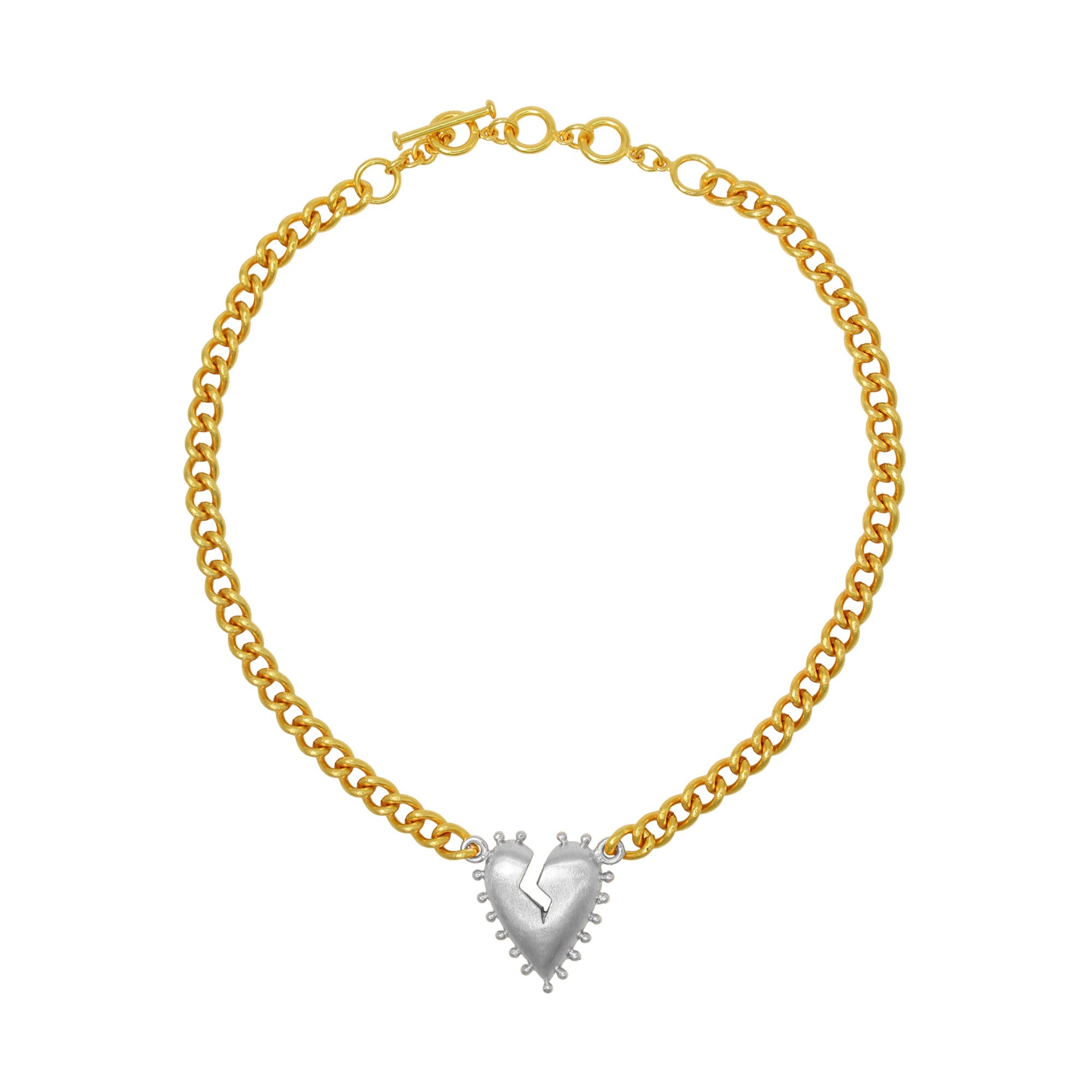 Choker CorazOFF Gold & Silver
