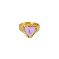 PreOrder Anillo Letra Heart