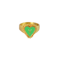 PreOrder Anillo Letra Heart