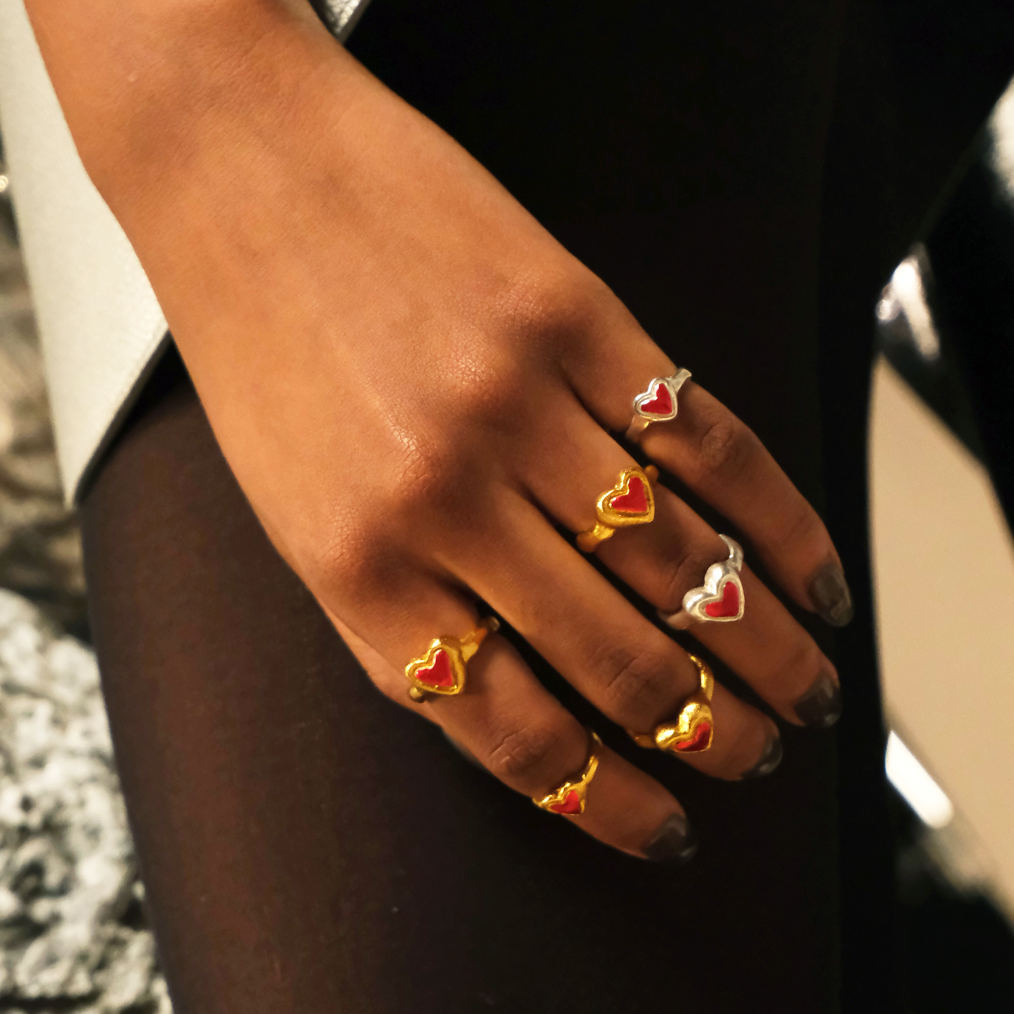 Anillo LovePuff Plata