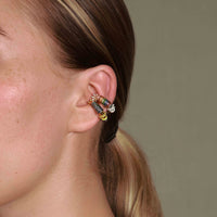 Earcuff Magic Stick Twirl Plata