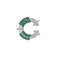 Earcuff Magic Stick Twirl Plata