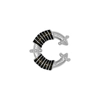 Earcuff Magic Stick Twirl Plata