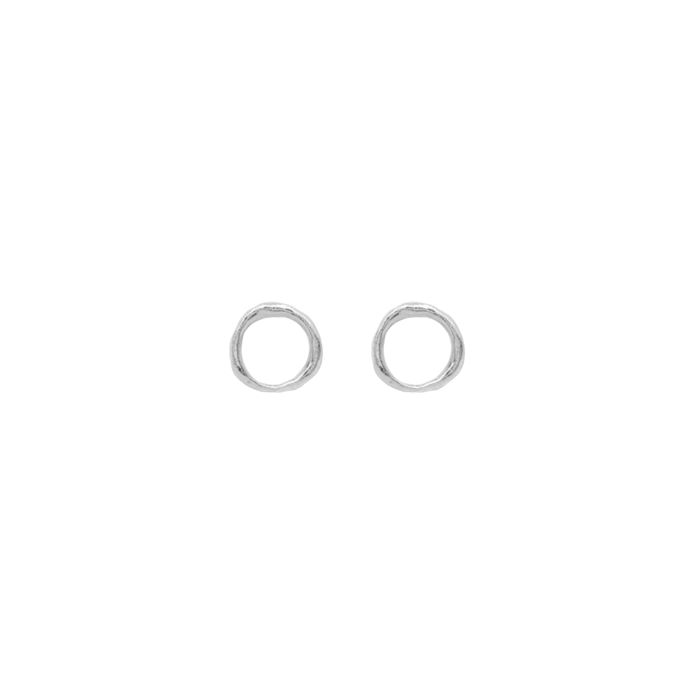 Candongas Disco Mini Plata