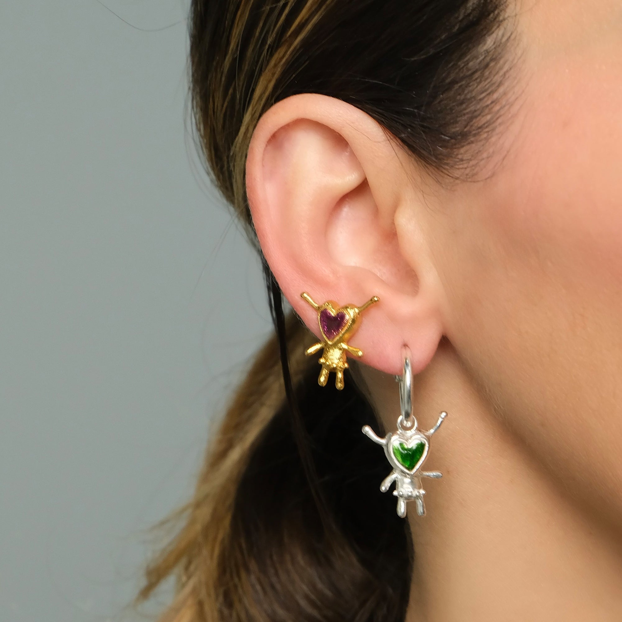 Candongas GaLOVEtic Mini Plata