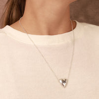 Cadena I Heart You Mom Plata