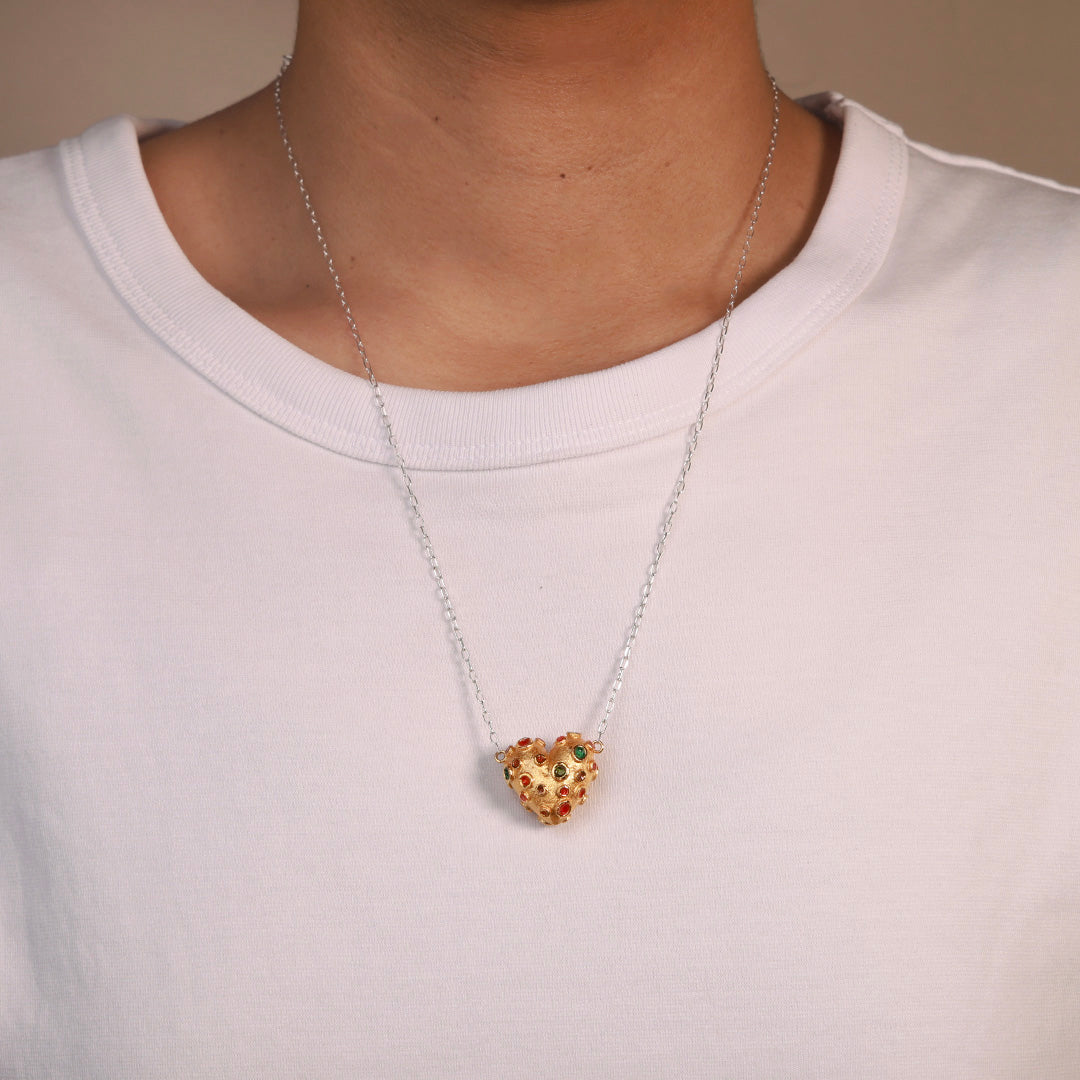 Cadena Trufa Corazón Mini G&S