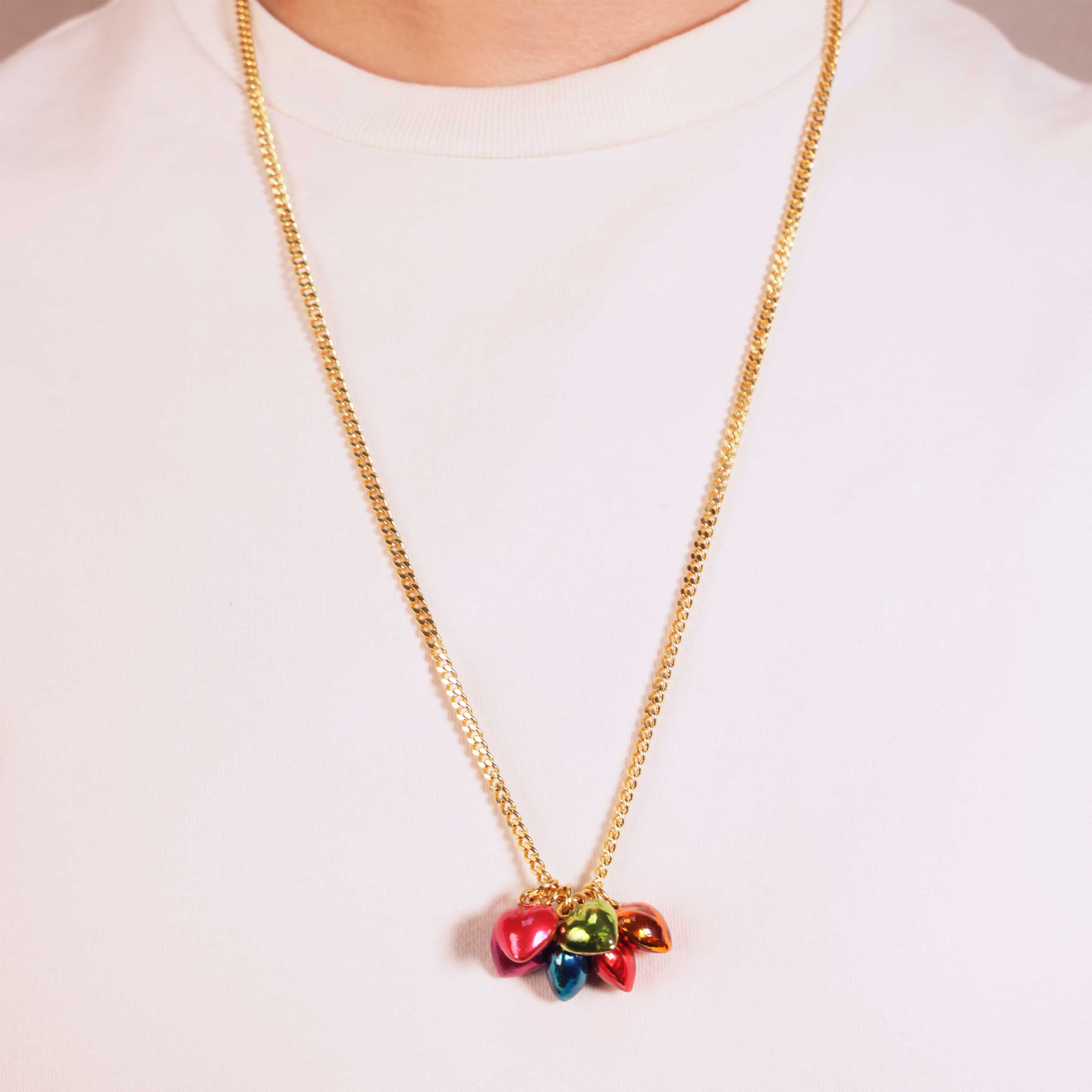 Cadena Steel Hearts Melted