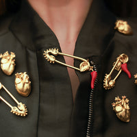 Pin Ropa Heart Clip