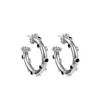 Candongas Trufa Baby Plata