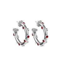 Candongas Trufa Baby Plata