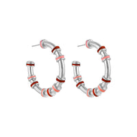 Candongas Hula Mini Plata