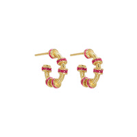 Candongas Tiny Glitter