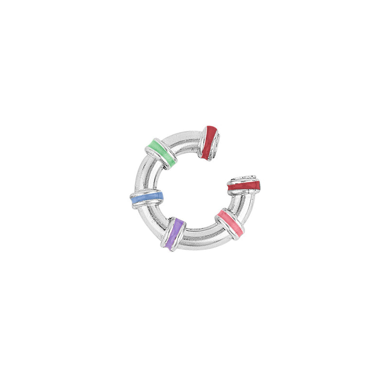 Hula Earcuff Chunky Plata