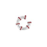 Hula Earcuff Chunky Plata