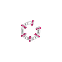 Earcuff Chunky Glitter Plata