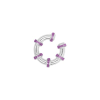 Earcuff Chunky Glitter Plata