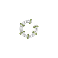 Earcuff Chunky Glitter Plata
