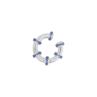 Earcuff Chunky Glitter Plata