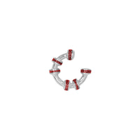 Earcuff Mini Glitter Plata