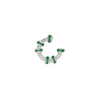 Earcuff Mini Glitter Plata