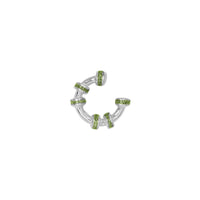 Earcuff Mini Glitter Plata