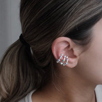Hula Triple Earcuff Plata