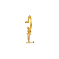 PreOrder Baby Hoops 9mm Letra Gold