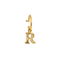 PreOrder Baby Hoops 9mm Letra Gold