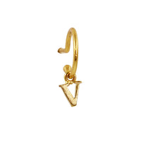 PreOrder Baby Hoops 15mm Letra Gold