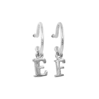 PreOrder Baby Hoops 15mm Letra Plata