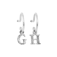 PreOrder Baby Hoops 15mm Letra Plata