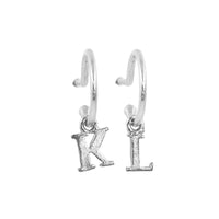 PreOrder Baby Hoops 15mm Letra Plata