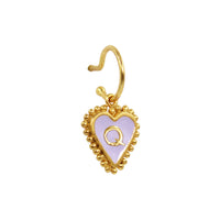 PreOrder Baby Hoops 9mm Letra Heart