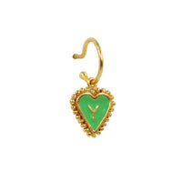 PreOrder Baby Hoops 9mm Letra Heart