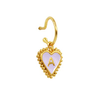 PreOrder Baby Hoops 15mm Letra Heart