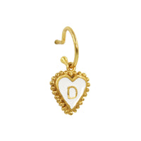 PreOrder Baby Hoops 15mm Letra Heart