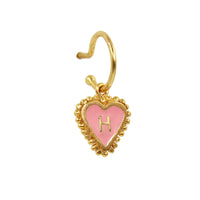 PreOrder Baby Hoops 15mm Letra Heart