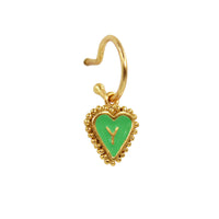 PreOrder Baby Hoops 15mm Letra Heart