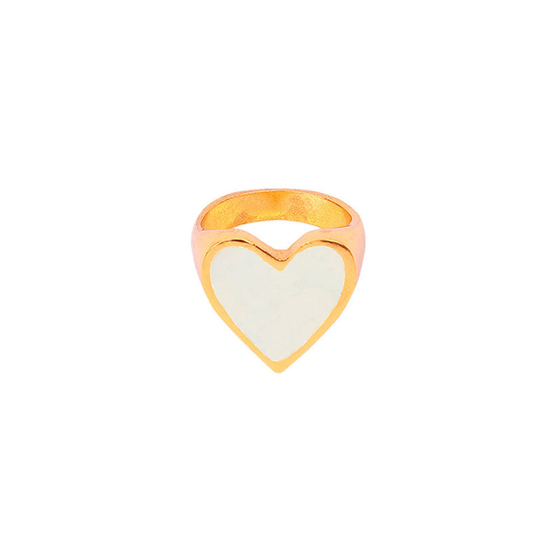 Anillo I Heart You White