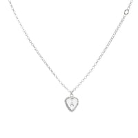 PreOrder Cadena 1 Letra Heart Plata