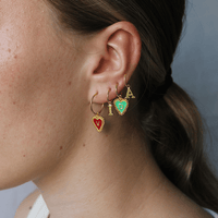 PreOrder Baby Hoops 15mm Letra Gold