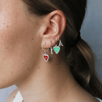 PreOrder Baby Hoops 15mm Letra Plata